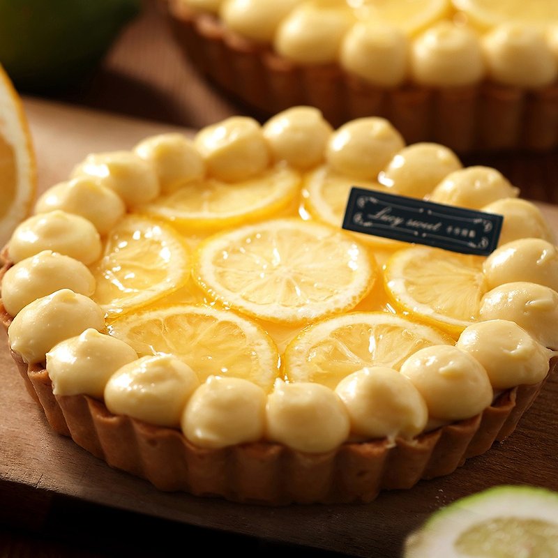 【LS Handmade Dessert】French Classic Lemon Tart (6 inches/8 inches) - Cake & Desserts - Other Materials 