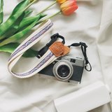 Pink Mini Native Wavy  / SMALL SIZE / CAMERA STRAP by YESIDID