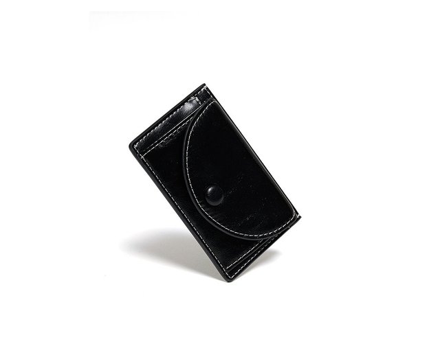 ☆LEMASQUE☆ Dot Slim Pocket Mini Coin Transit Card Wallet P DOT Slim Pocket Mini Coin Transportation Card Wallet black