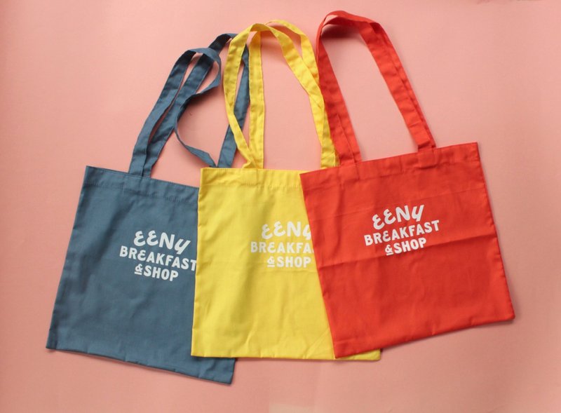 EENY TOTE BAG - กระเป๋าถือ - ผ้าฝ้าย/ผ้าลินิน สีแดง