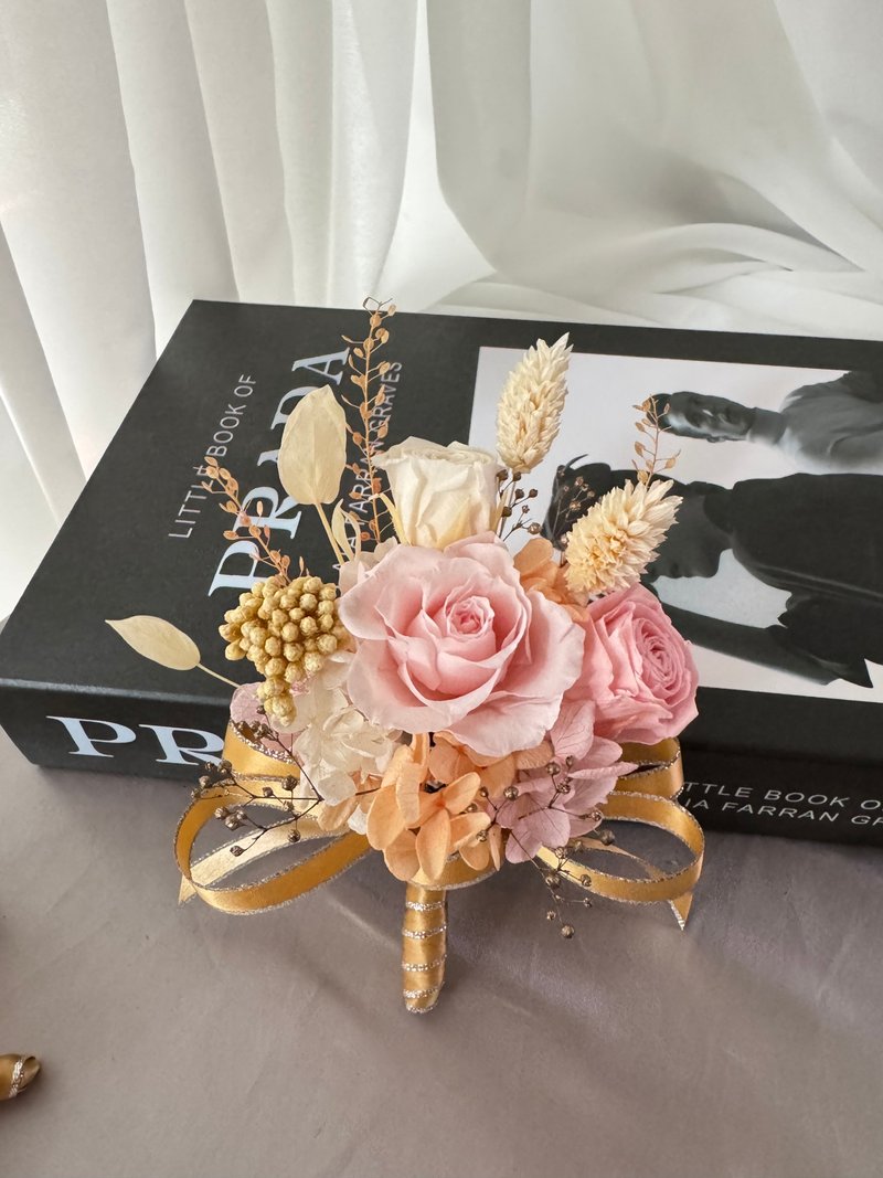 Preserved flower corsage wedding corsage - Dried Flowers & Bouquets - Plants & Flowers 