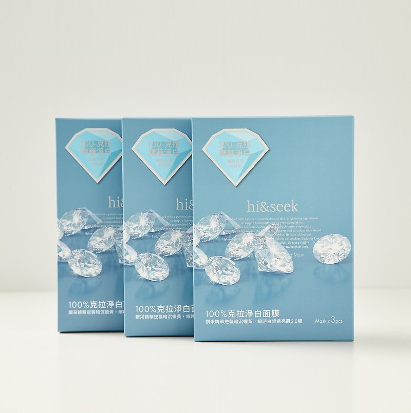 100% Radiant Brightening Mask X 3 Boxes - Face Masks - Other Materials 