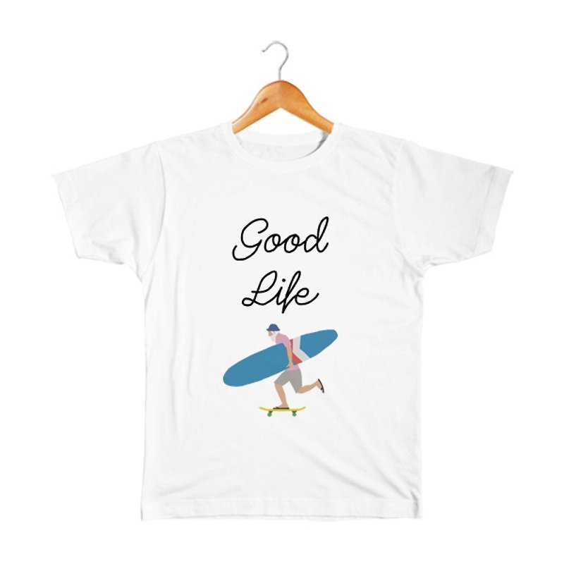 Good Life Kids T-shirt - เสื้อยืด - ผ้าฝ้าย/ผ้าลินิน 