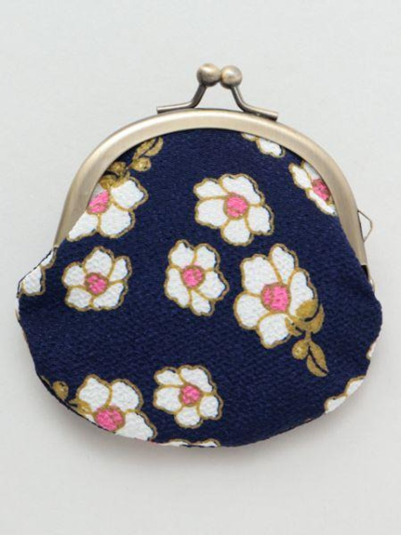 Camellia KIMONO Style Mini GAMAGUCHI handbag Purse - กระเป๋าถือ - วัสดุอื่นๆ 