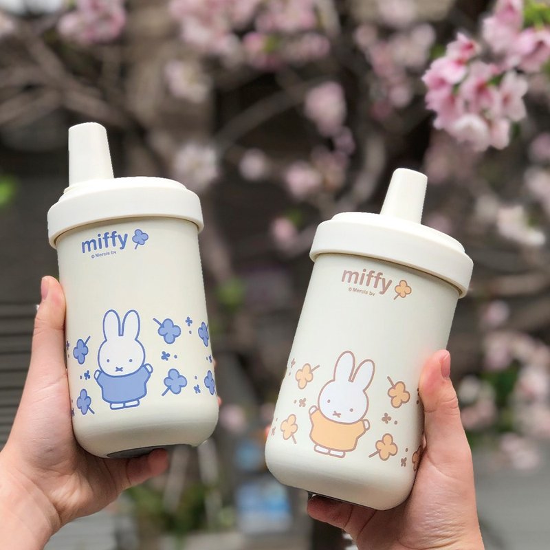 【MIFFY】不銹鋼大象杯 吸管保溫杯 保溫杯 隨行杯 - 保溫瓶/保溫杯 - 其他金屬 