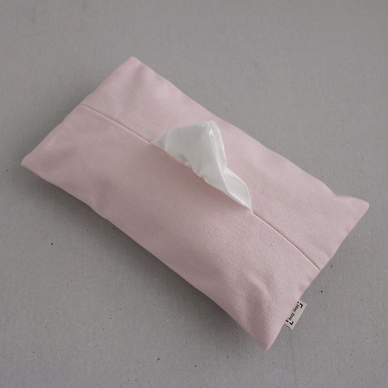 Customized paper bag, beautified desktop, can buy blank - กล่องทิชชู่ - ผ้าฝ้าย/ผ้าลินิน สึชมพู