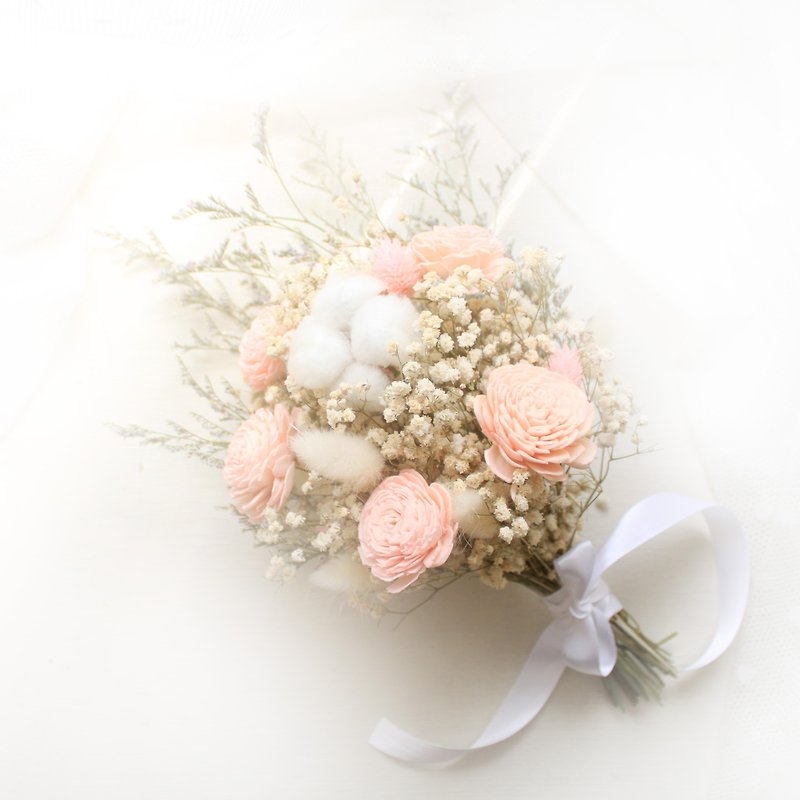 甘いギプスピラ花束 - ドライフラワー・ブーケ - 寄せ植え・花 ピンク
