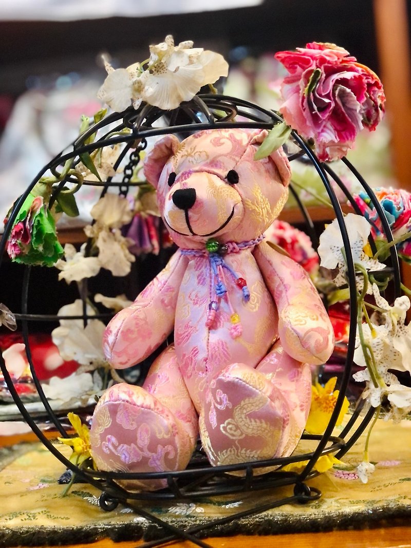 Tanabata Valentine's Day Gift Joint Bear Big - ของเล่นเด็ก - ผ้าไหม หลากหลายสี