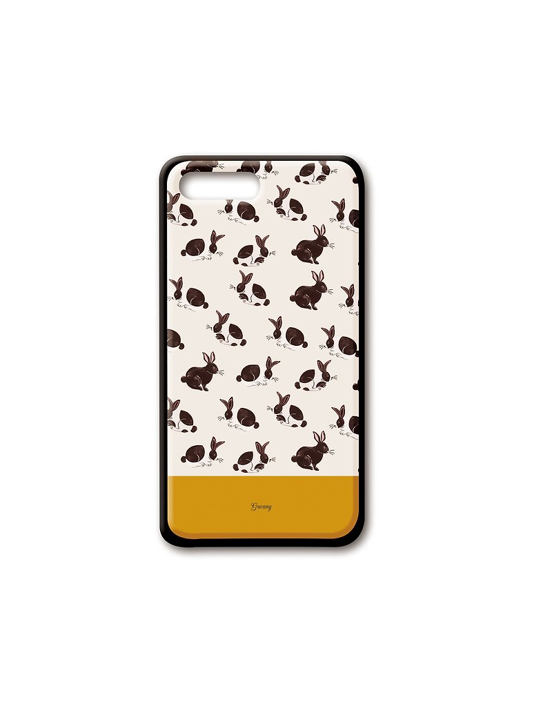 iPhone 14pro奶牛 兔子 霧面 磨砂 手機殼  /Samsung/禮物/ - 手機殼/手機套 - 塑膠 白色
