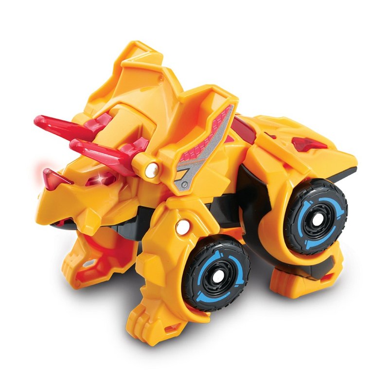 Vtech　聲光變形恐龍車-三角龍-克拉斯 - 寶寶/兒童玩具/玩偶 - 塑膠 