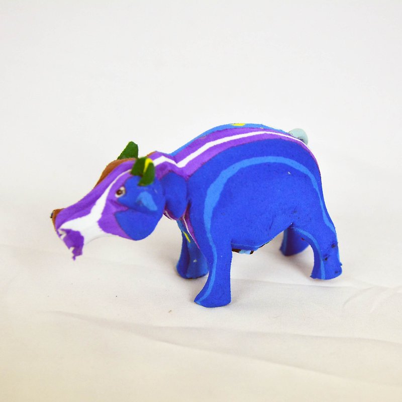 Sea waste animal _ small _ hippopotamus _ fair trade - Kids' Toys - Other Materials Multicolor