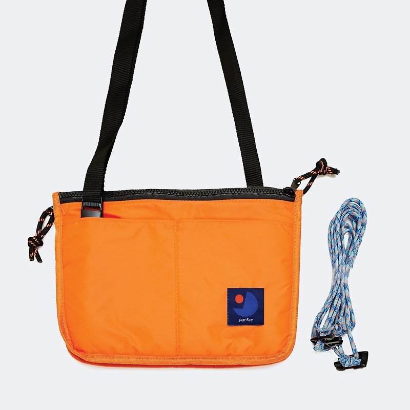 japfac Candy Nylon : Orange - กระเป๋าแมสเซนเจอร์ - ไนลอน สีส้ม