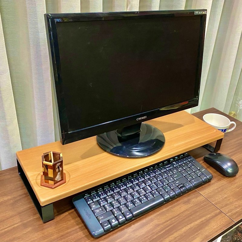 阿爾斯原木多功能螢幕架(雙色可選) 主機架 鍵盤架 收納架 電腦架 - 其他家具 - 其他金屬 