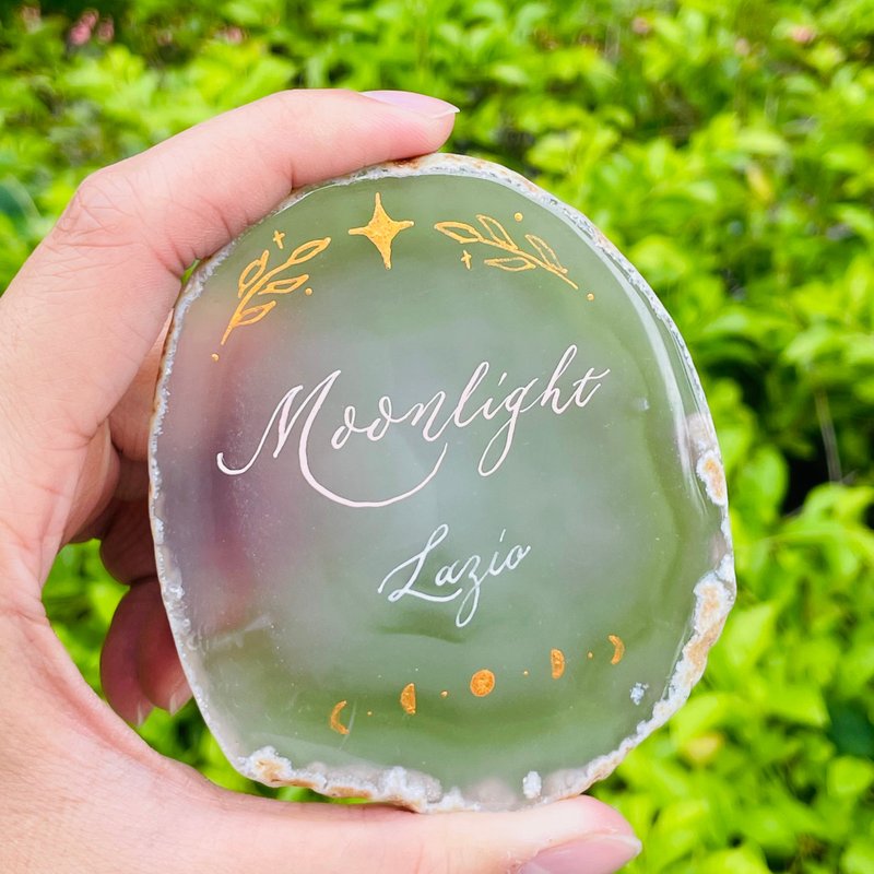 [Small Wedding Items] [Commemorative Gifts] [Valentine's Day Gifts] Customized Agate Documentary - Small - Items for Display - Semi-Precious Stones Multicolor