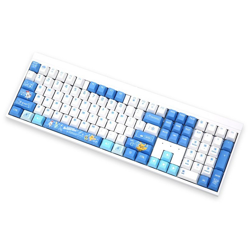 [Free Shipping Special] Custom Gaming Keyboard Pikachu Co-branded Mechanical Keyboard Ice Sports MX2.0 - Computer Accessories - Other Materials 