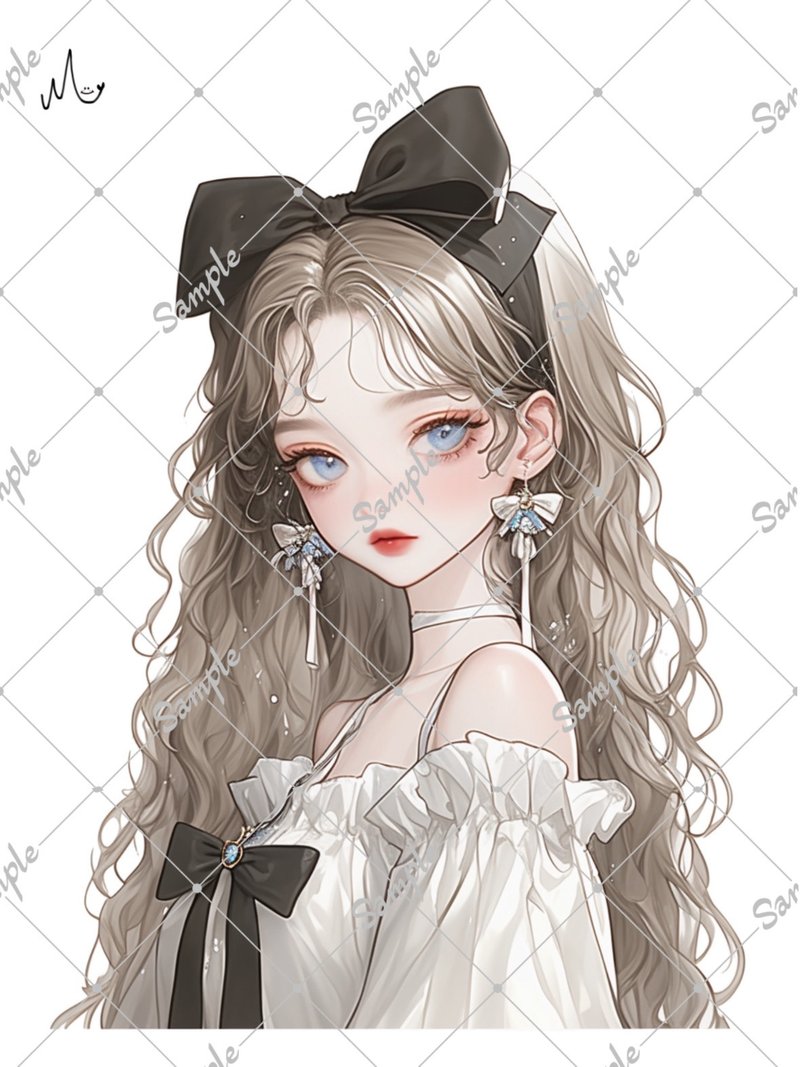 オリジナル人物ステッカー - 貼紙 - 紙 