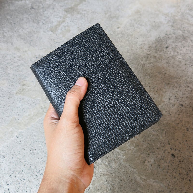 Smart black passport holder【LBT Pro】 - Passport Holders & Cases - Genuine Leather Black
