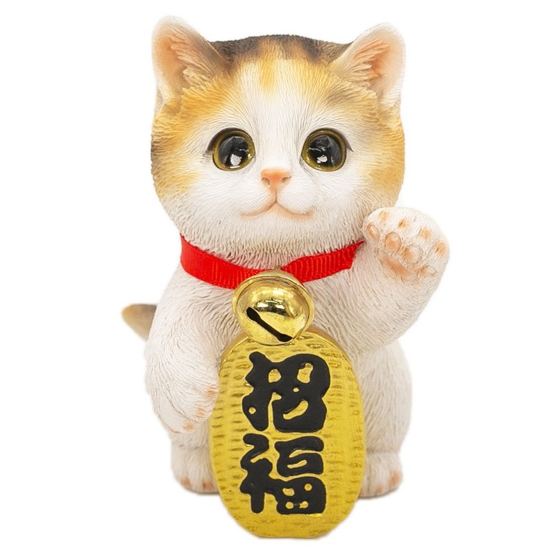 デバリエ 招き猫 猫 置物 商売繁盛 厄除け 病除け 開運 金運アップ 福を招く 玄関 飲食店 開店祝い 誕生日 記念日 クリスマス 新年 雑貨 cb040m - 擺飾/家飾品 - 樹脂 紅色