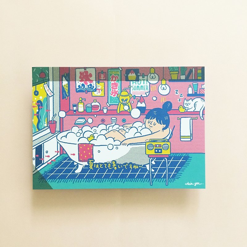 Xia Yuka and て も ishu い で す ね (3) / postcard - Cards & Postcards - Paper Multicolor