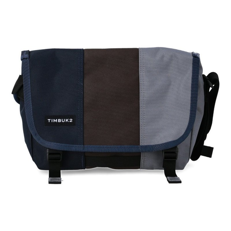 TIMBUK2 CLASSIC MESSENGER ECO Classic Messenger Bag XS/Blue Bird/Blue Brown Gray Color Matching - Messenger Bags & Sling Bags - Polyester Blue