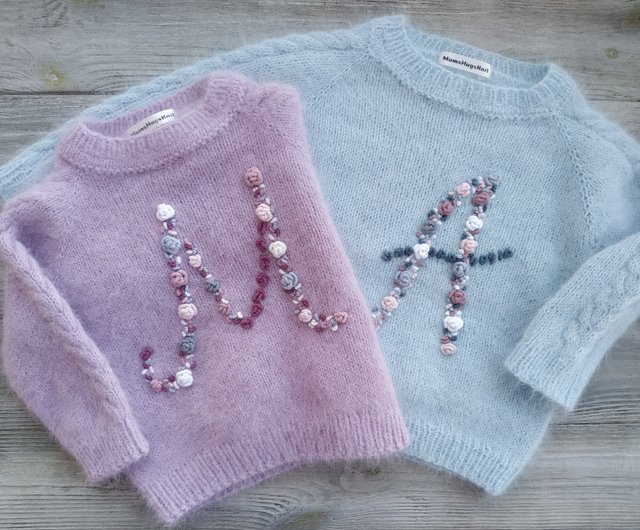 Hand knitted discount sweaters for girls