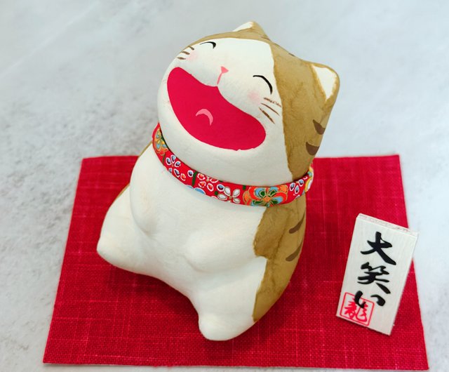 日本正規品【龍虎堂】 福猫（おすわり） 退職祝い ギフト | - ショップ fioreshop 置物 - Pinkoi