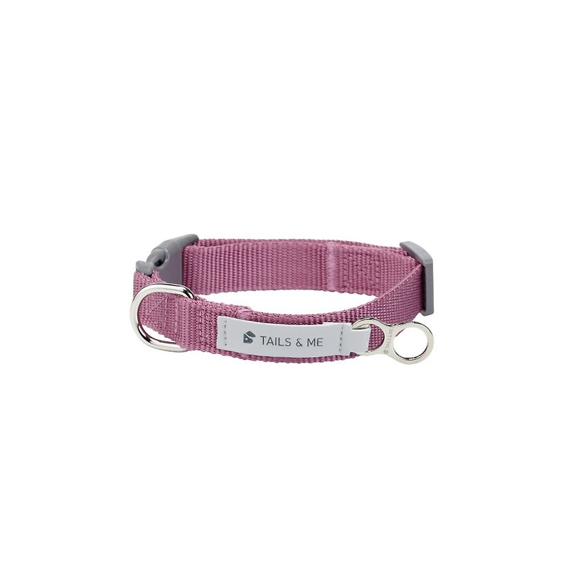 [Tail and me] Classic nylon belt collar purple S - ปลอกคอ - ไนลอน สีม่วง
