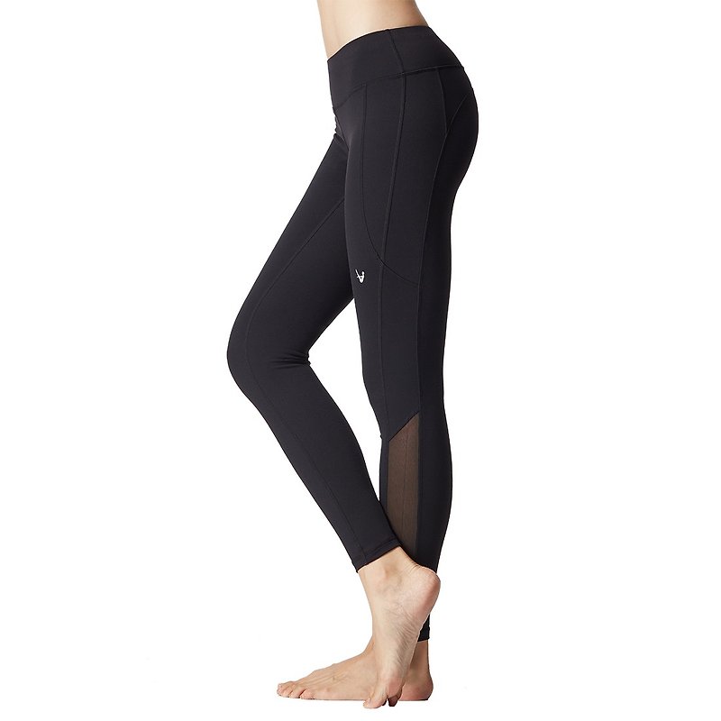 [MACACA] Hip Bone - 2 Wrapped Pocket Pants - ATG7571 Black - Women's Sportswear Bottoms - Nylon Black