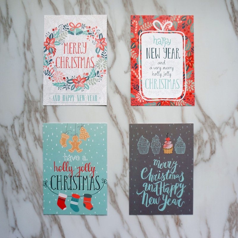 Beyond Papers Christmas Card (Tiffany Green Series) - การ์ด/โปสการ์ด - กระดาษ หลากหลายสี