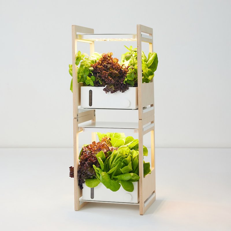 Veggroom Stackable Grow Shelf - อื่นๆ - ไม้ ขาว