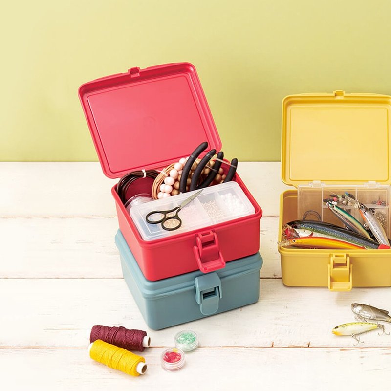 Japanese Tianma HACOTTO square multi-functional PP storage tool box - multiple colors available - กล่องเก็บของ - พลาสติก หลากหลายสี