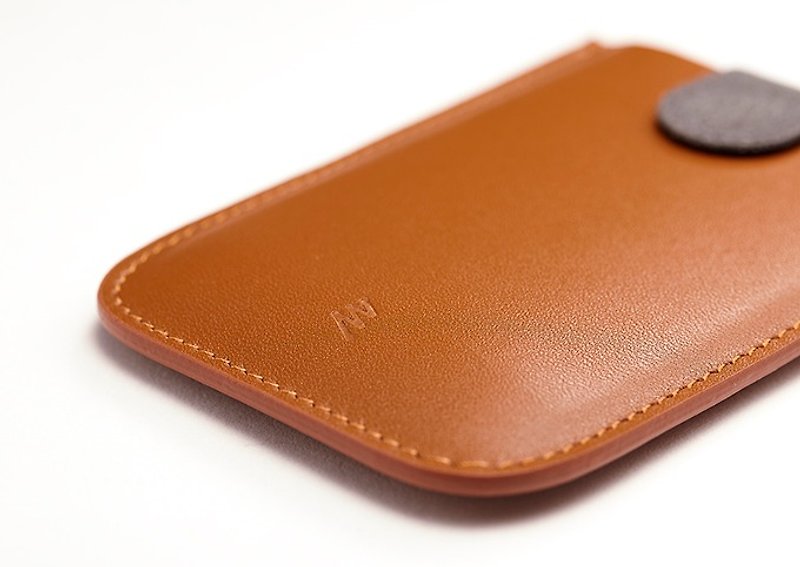 Netherlands allocacoc dax card collection / leather models - ID & Badge Holders - Genuine Leather Brown