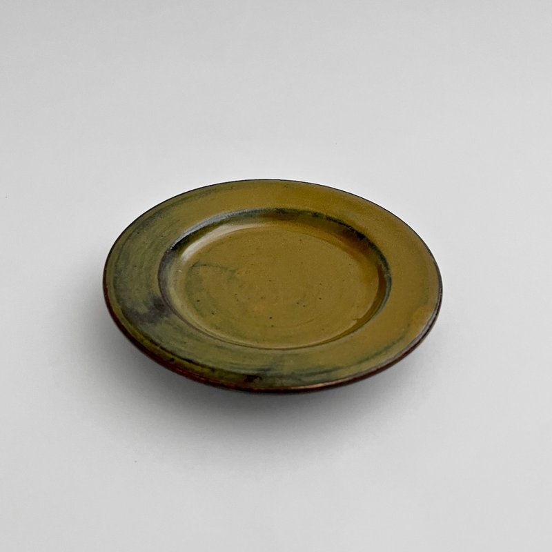 Shen Shen earth pottery plate - Plates & Trays - Pottery Brown