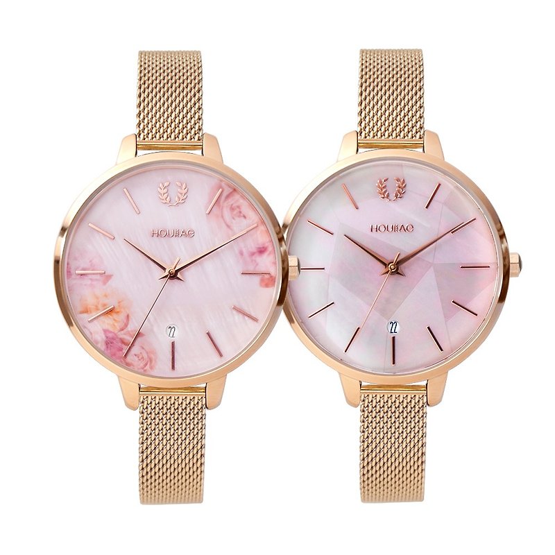 [One price] HOURRAE selected design women’s watches - Women's Watches - Stainless Steel Pink