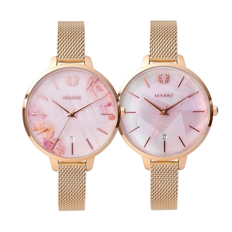 [One price] HOURRAE selected design women’s watches - Women's Watches - Stainless Steel Pink