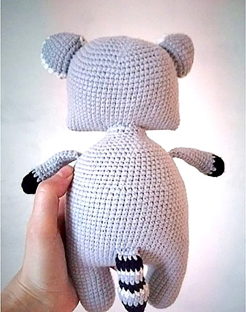 Miniature Crochet Handmade Raccoon Stuffed Animal – Adorable Raccoon Shop