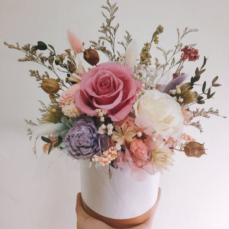 [Meet Everlasting] Eternal Flower Pot Congratulations - Dried Flowers & Bouquets - Plants & Flowers 