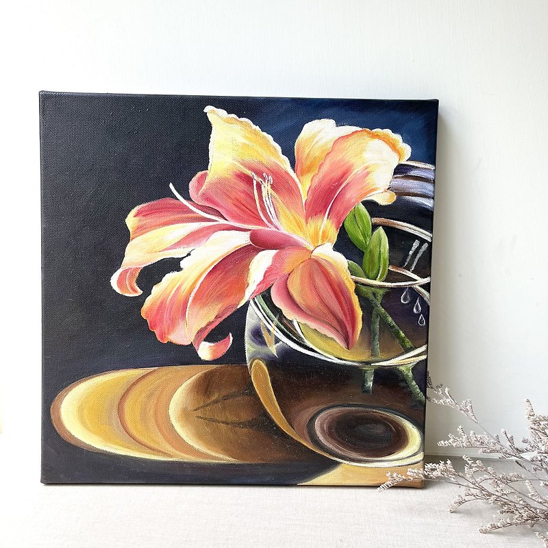 Lily ‧Hand-painted oil painting - Posters - Other Materials Multicolor