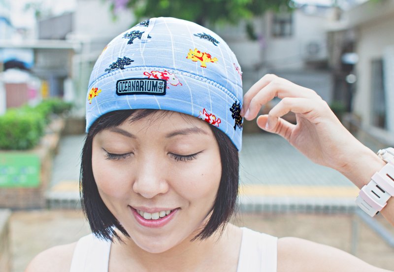 青娃魚潛水料頭套 L/XL - 運動配件 - 其他人造纖維 藍色