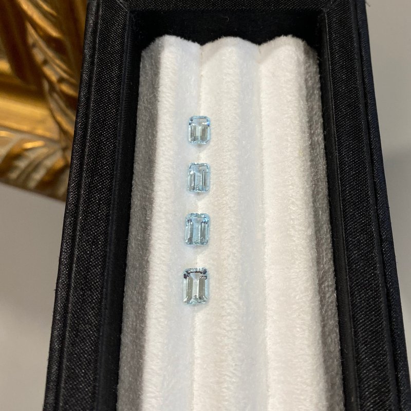 【裸石】海藍寶石 Aquamarine LAQ53/LAQ54/LAQ60/LAQ61 - 項鍊 - 寶石 藍色