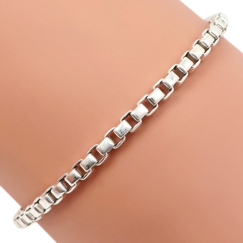 【日本直送】ティファニー TIFFANY&Co. ベネチアン ブレスレット シルバー925 約14g ユニセックス【中古】 - 手鍊/手環 - 銀 銀色