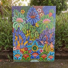 水彩画原画　桜堤と菜の花　＃590 水彩画原画 桜堤と菜の花 ＃590 絵画 syoumei 通販 15408863