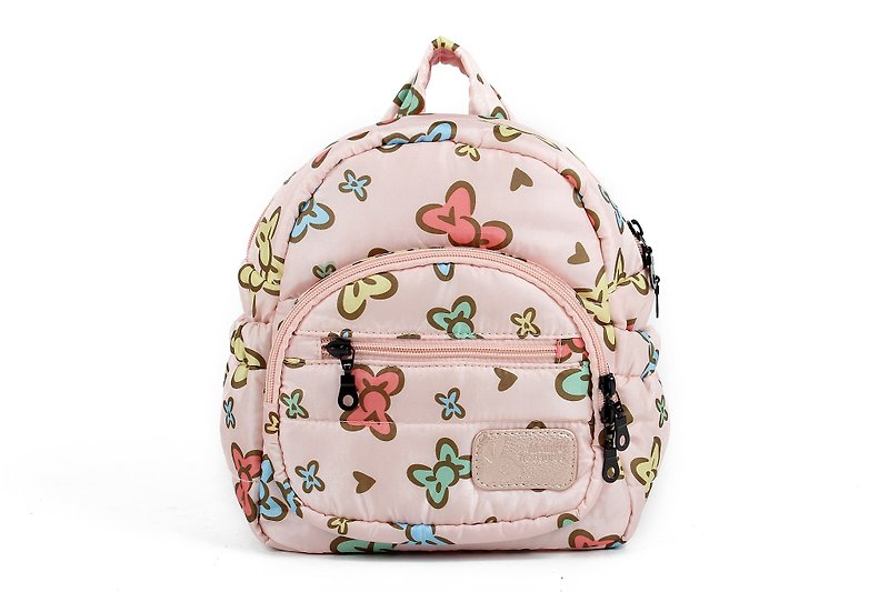Baby grows up [own thing own back] back child boy bag - powder - Diaper Bags - Polyester Pink