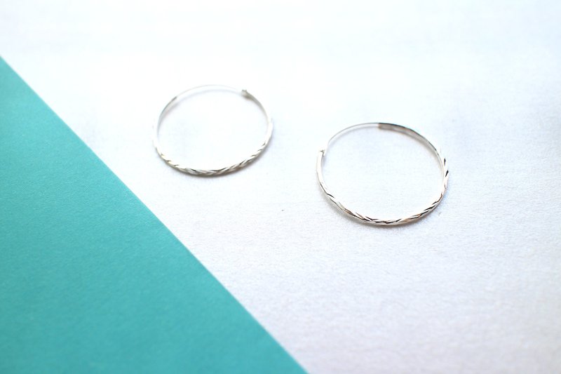 Circles-silver earrings - Earrings & Clip-ons - Sterling Silver Silver
