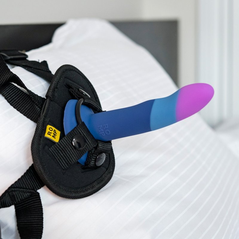 德國 ROMP Piccolo Pegging Kit 5吋矽膠陽具含穿戴褲 - 情趣用品 - 其他材質 
