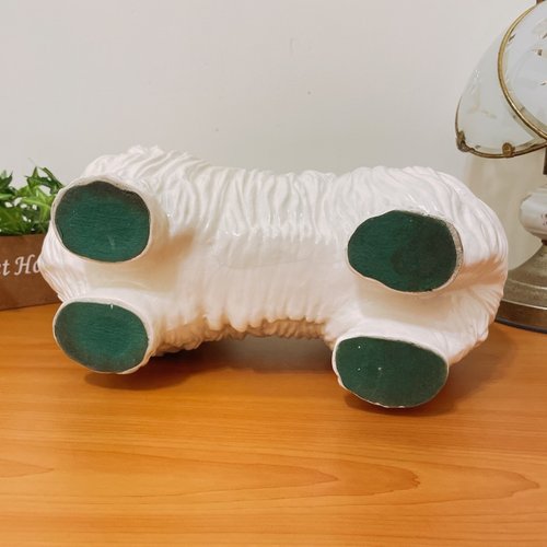 インテリア 陶器製 マルチーズ 犬 ドッグ 犬の置物 置物 玄関 庭 飾り マルチーズ イヌ 犬 置物 インテリア 陶器 陶器人形 ワンちゃん