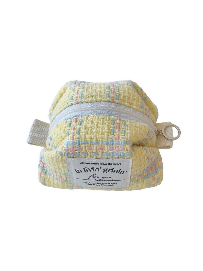 lemon sorbet pouch S - 化妝包/收納袋 - 其他人造纖維 黃色