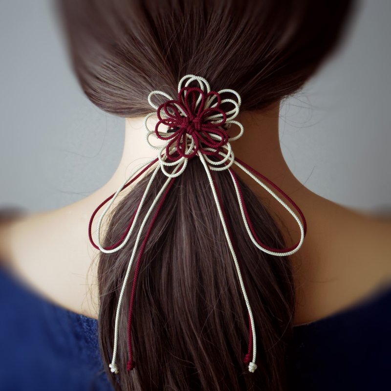 Hair Tie: You - Hair Accessories - Polyester Red