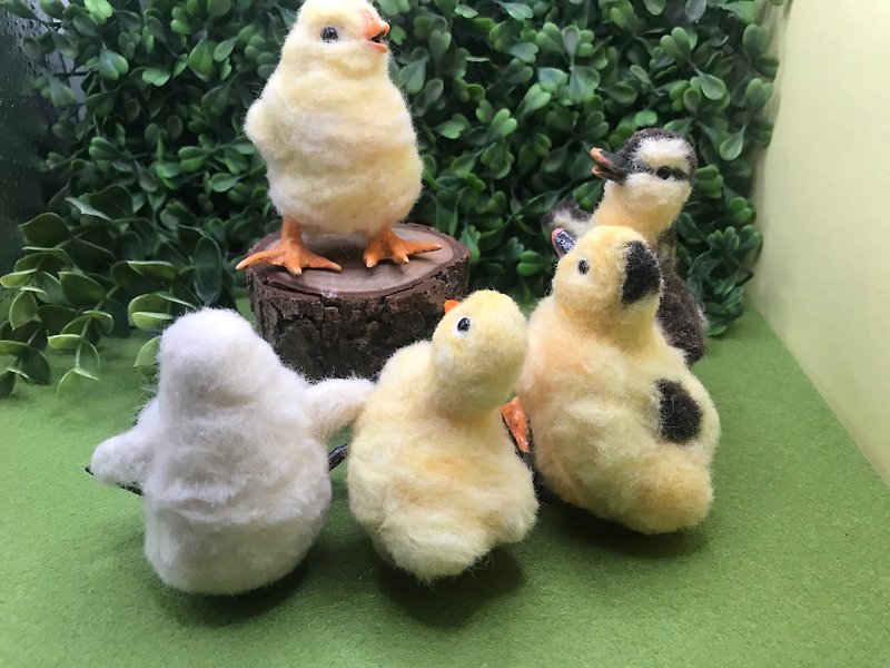 Duckling wool felt - ตุ๊กตา - ขนแกะ สีเหลือง