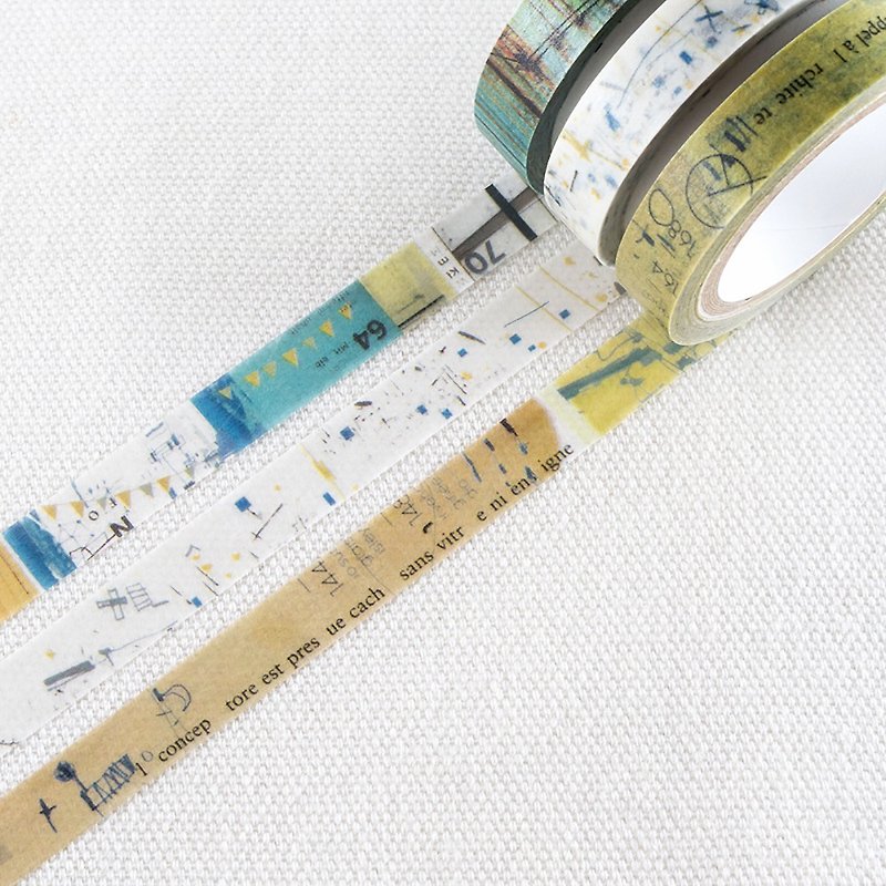 Chamilgarden and paper tape-Ominaeshi (MTW-CH281) - Washi Tape - Paper Multicolor
